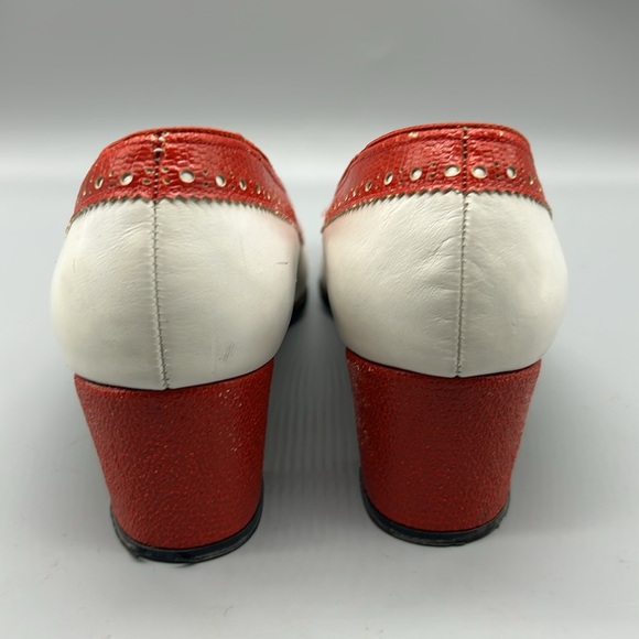 Vintage Pin Up Girl Heels Retro Flapper Heels - Picture 5 of 9